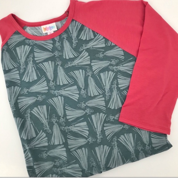 Sleeping Beauty LuLaRoe Randy BaseBall Tee - Picture 1 of 7